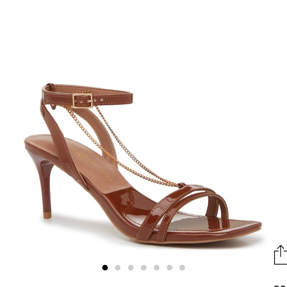 Brown Strappy Heeled Sandals